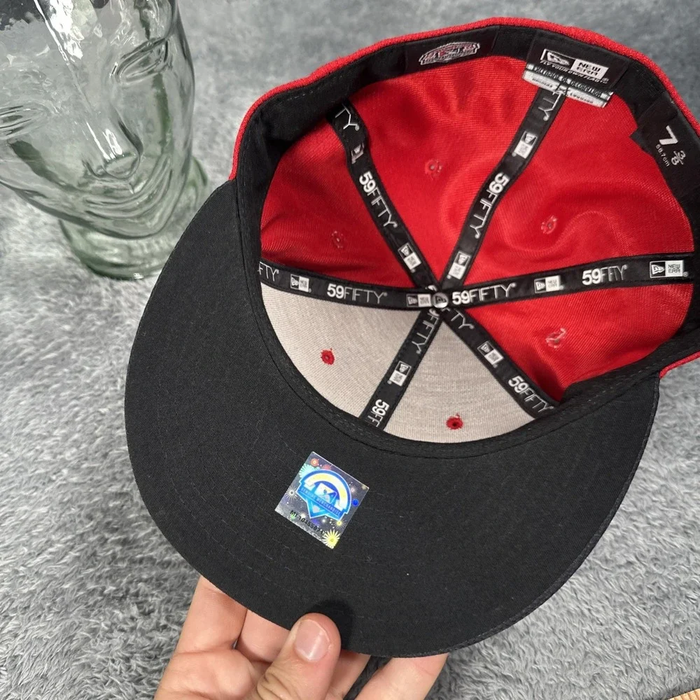 New Era Springfield MO Cardinals St. Louis STL 59FIFTY Fitted Red Size 7 3/8 Hat